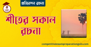 শীতের সকাল রচনা